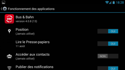 AppOps Android 4.3